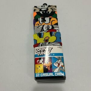Socks | Looney Tunes Socks 6-Pair| Shoe Size 8-12
